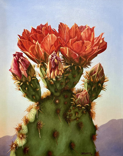 The Red Cactus by Carol Amos