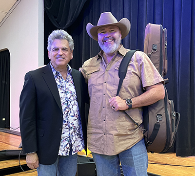 Joe Reed with People's Choice Allan Peterson