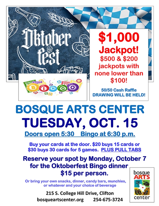Oktoberfest Bingo Flyer