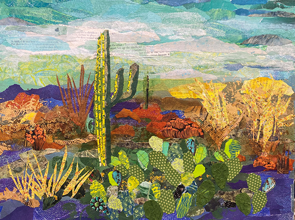 Birchum landscape collage