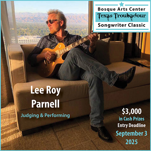 Lee Roy Parnell with guitar
