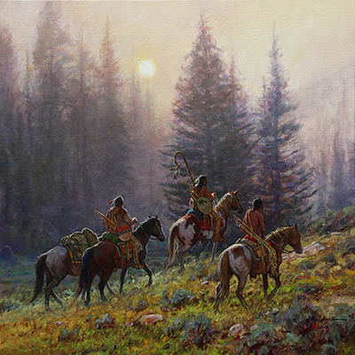 Into the Mists of Morning painting by Martin Grelle
