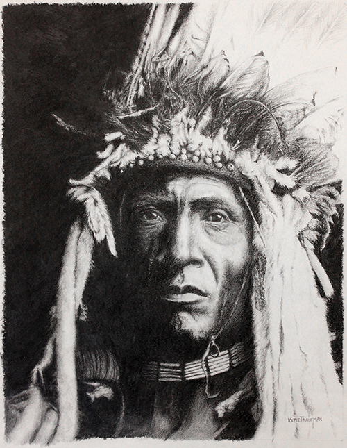 Blackfoot Tribesman by Katie Kaufman