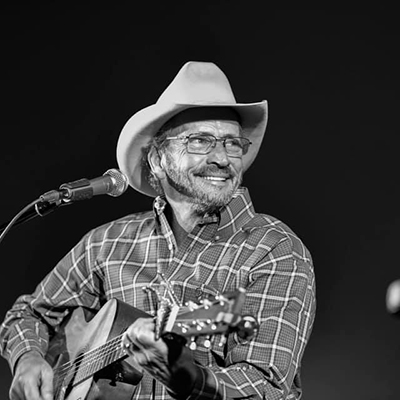 Marty Haggard playing guitar
