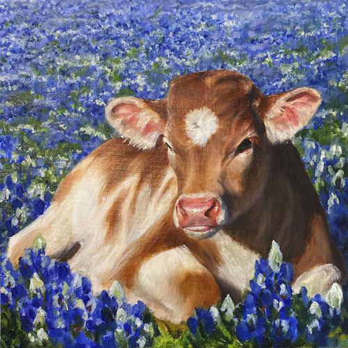 Bluebonnet Baby by Mejo Okon