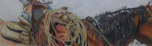 horse saddle and rider